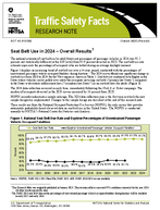 Seat Belt Use in 2024  Overall Results Traffic Safety Facts  Research Note
