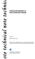 Airborne Evaluation of RetroReflective Beads