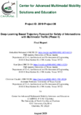 DeepLearning Based Trajectory Forecast for Safety of Intersections with Multimodal Traffic Phase II
