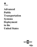 Advanced Public Transportation Systems Deployment in the United States 1996