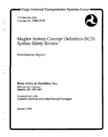 Maglev System Concept Definition SCD System Safety Review