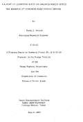 A Report on Computer Study of Variables Which Affect the Behavior of Concrete Plies during Driving