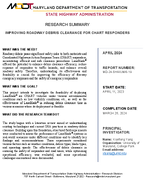 Improving Roadway Debris Clearance for CHART Responders Research Summary