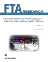 Connected Vehicle CV Infrastructure  Urban Bus Operational Safety Platform Project Report