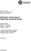 Distribution of Oxycodone in Postmortem Fluids and Tissues