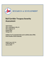 Rail Corridor Trespass Severity Assessment