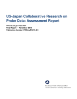 USJapan Collaborative Research on Probe Data Assessment Report