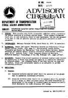 AC 2068A Recommended Radiation Safety Precautions for Airborne Weather Radar