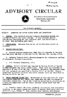 AC 43203B Altimeter and Static System Tests and Inspections