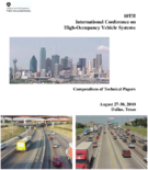 10th International Conference on HighOccupancy Vehicle Systems Compendium of Technical Papers