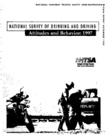 National Survey of Drinking and Driving Attitudes and Behavior 1997