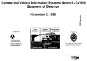 Commercial Vehicle Information Systems Network CVISN Statement of Direction