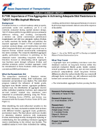 Importance of Fine Aggregates in Achieving Adequate Skid Resistance in TxDOT Hot Mix Asphalt Mixtures Project Summary Report