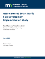 UserCentered Smart Traffic Sign Development Implementation Study