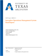 Snowplow Operations Management System Final Report