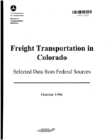 Freight Transportation in Colorado Selected Data from Federal Sources