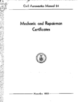 CAM 24 Mechanic And Repairman Certificates 1953