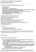 Downtown Brockton Transportation Technology Project Data Management Plan