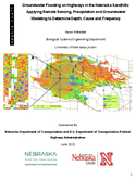 Groundwater Flooding on Highways in the Nebraska Sandhills Applying Remote Sensing Precipitation and Groundwater Modeling to Determine Depth Cause and Frequency