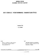 Air Vehicle Performance Characteristics Volume II Climb