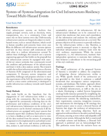 SystemofSystems Integration for Civil Infrastructures Resiliency toward MultiHazard Events Research Brief
