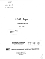 USSR Report Transportation No 122