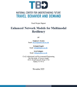 Enhanced Network Models for Multimodal Resiliency