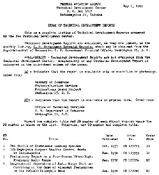Index of Technical Development Reports