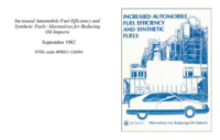 Increased Automobile Fuel Efficiency and Synthetic Fuels Alternatives for Reducing Oil Imports