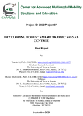Developing Robust Smart Traffic Signal Control