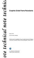 Graphite Oxide Flame Retardants