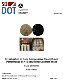 Investigation of Poor Compressive Strength and Performance of A45 Structural Concrete Mixes