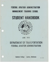 FAA Management Training School Student Handbook