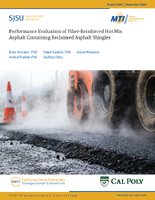 Performance Evaluation of FiberReinforced Hot Mix Asphalt Containing Reclaimed Asphalt Shingles