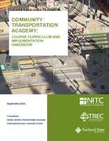 Community Transportation Academy Course Curriculum and Implementation Handbook