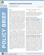 Updating the Induced Travel Calculator Policy Brief