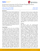 Construction Contracting in the Zero Emission Transportation Sector Evidence from Underrepresented Businesses Research Brief