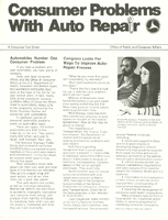 Consumer Problems with Auto Repair