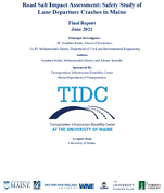 Road Salt Impact Assessment Safety Study of Lane Departure Crashes in Maine