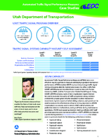 Automated Traffic Signal Performance Measures Case Studies Utah Department of Transportation