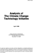 Analysis of the Climate Change Technology Initiative