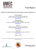 Analysis of Interrelated Network Improvement Alternatives