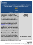 LongTerm Pavement Performance LTPP Program Presents Recap of LTPP Program Lectern Session
