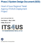 Phase 2 System Design Document SDD  Heart of Iowa Regional Transit Agency ITS4US Deployment Project