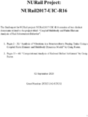 Computational Analysis of Railroad Ballast Settlement
