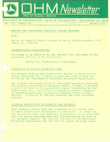 Office of Hazardous Materials Newsletter January 1973