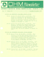 Office of Hazardous Materials Operations Newsletter NovemberDecember 1976